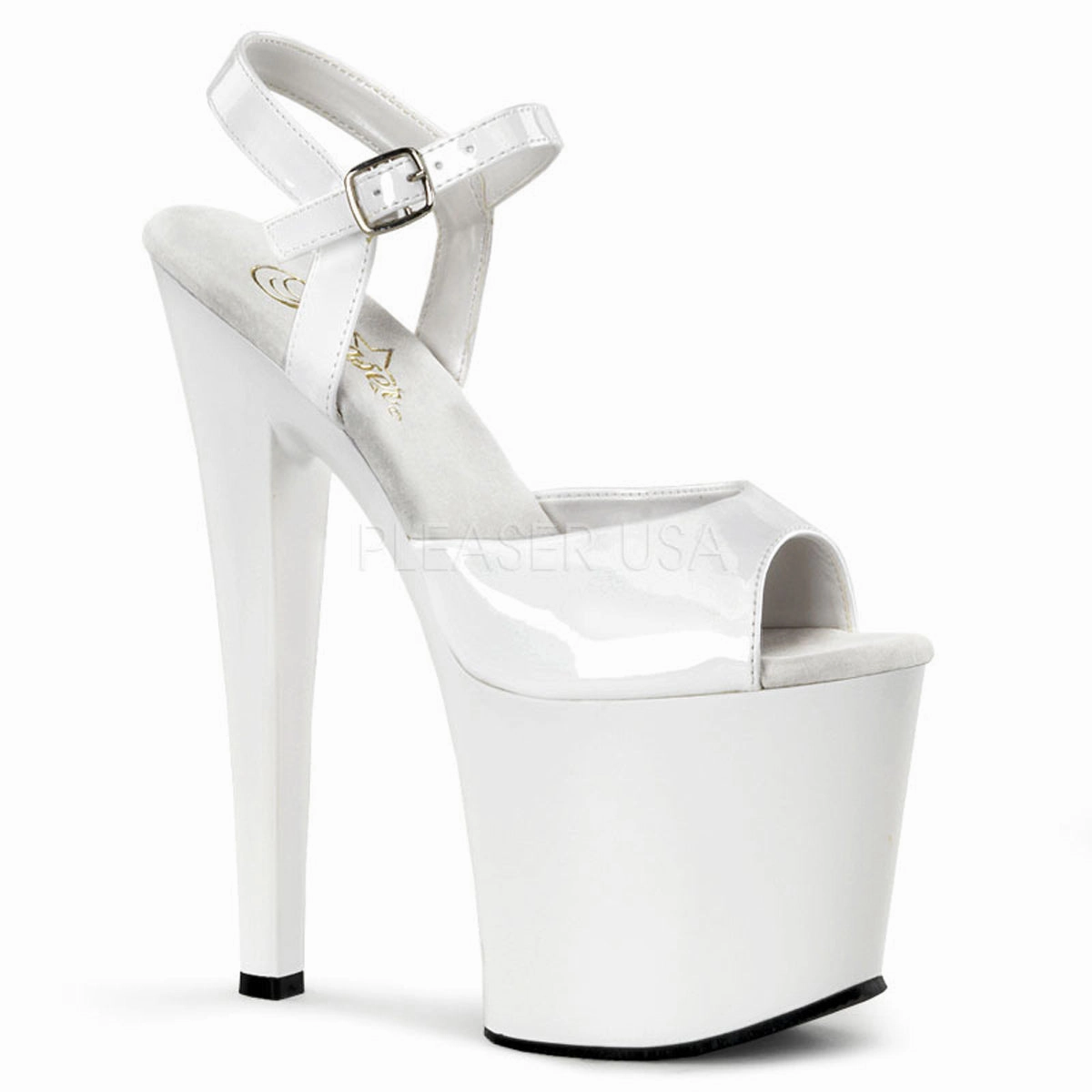 TABOO-709  White Patent/White