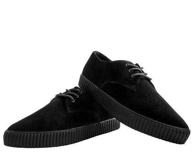 TUK-A9277 Black Suede Pointed EZC