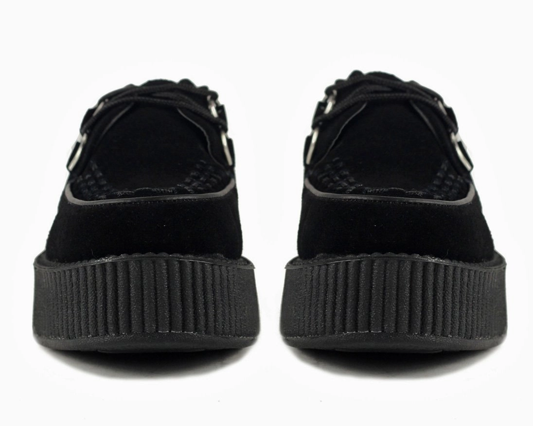 TUK-V7757 Black Suede Viva Mondo Creepers