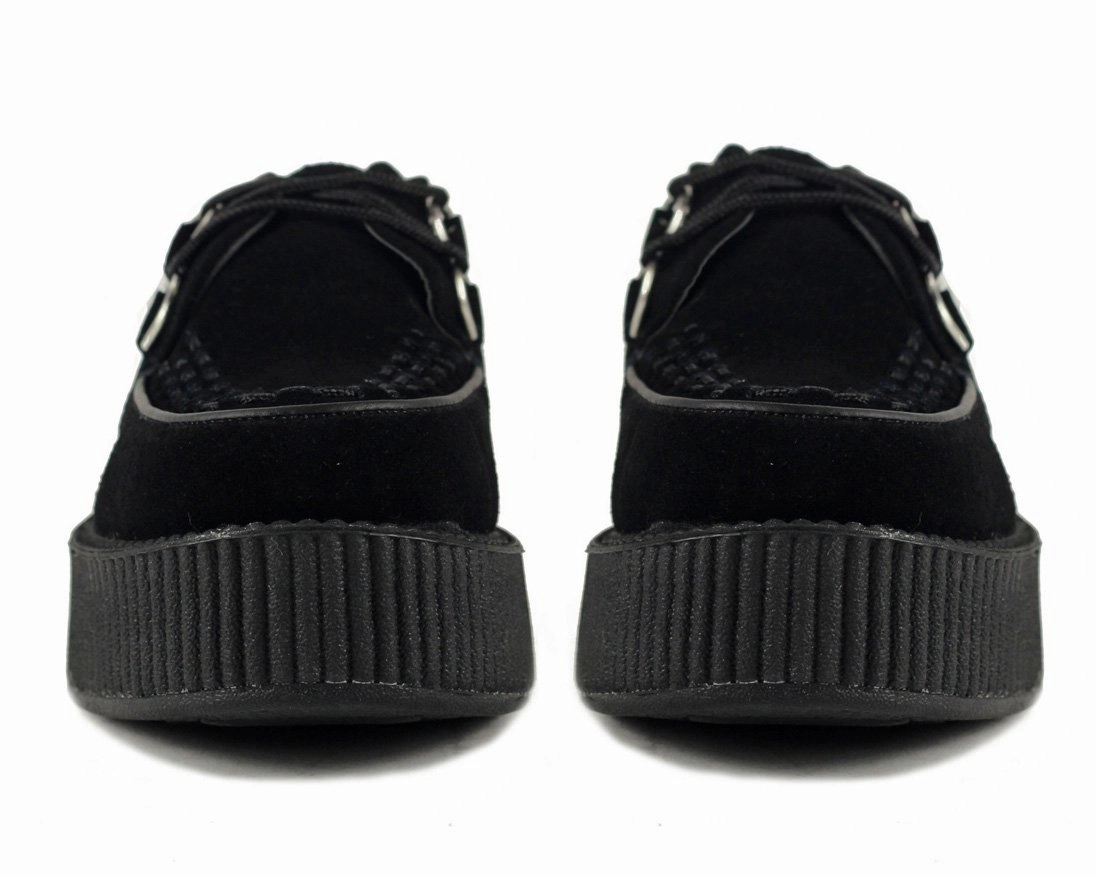 TUK-V7757 Black Suede Viva Mondo Creepers