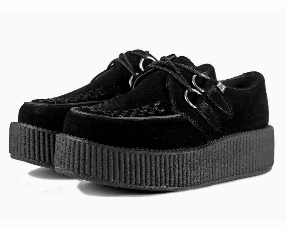 TUK-V7757 Black Suede Viva Mondo Creepers
