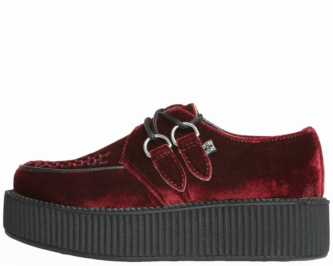 TUK-V8463 Dark Red Velvet Viva Mondo Creepers