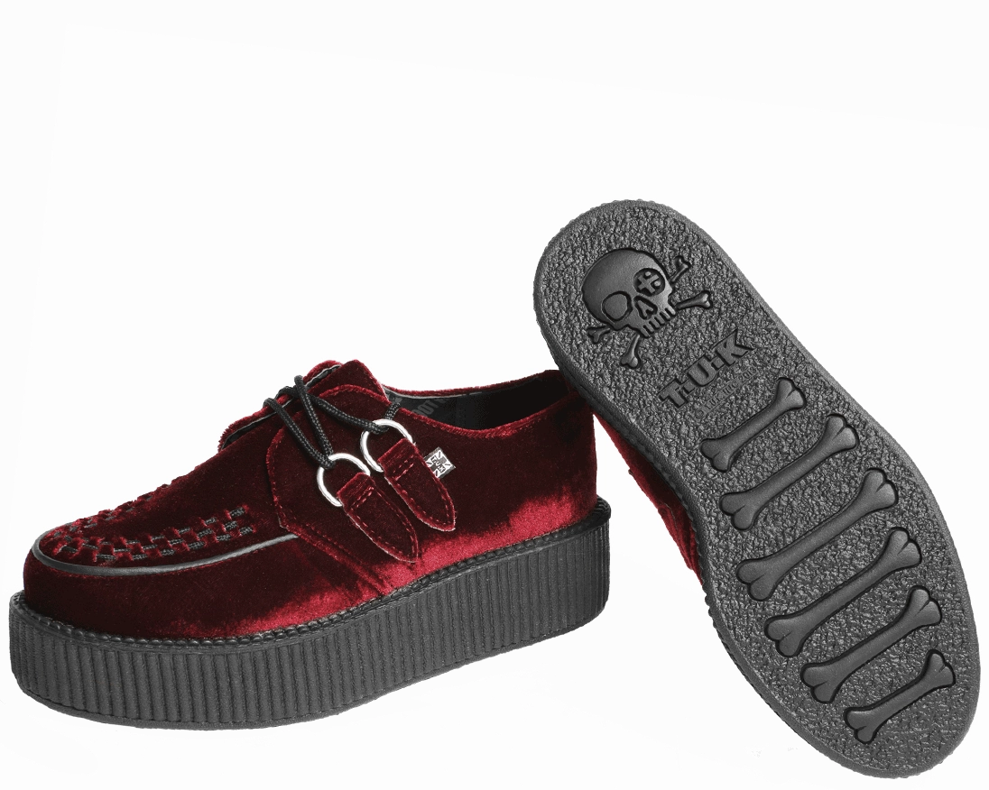 TUK-V8463 Dark Red Velvet Viva Mondo Creepers