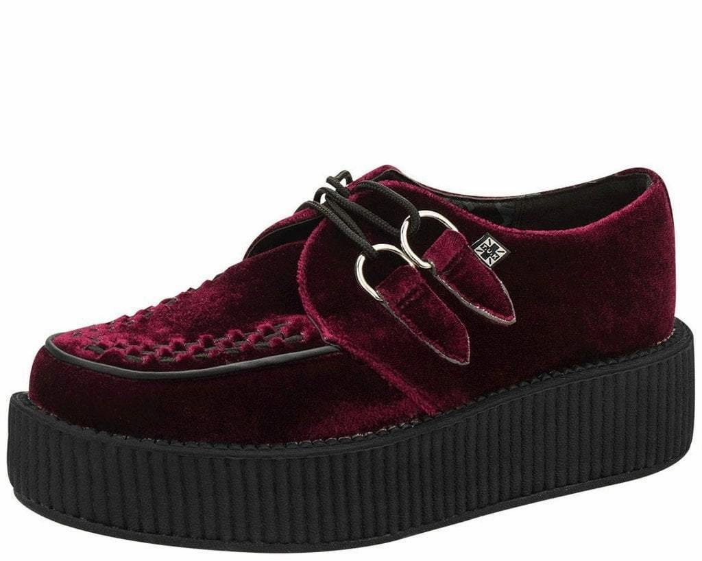 TUK-V8463 Dark Red Velvet Viva Mondo Creepers