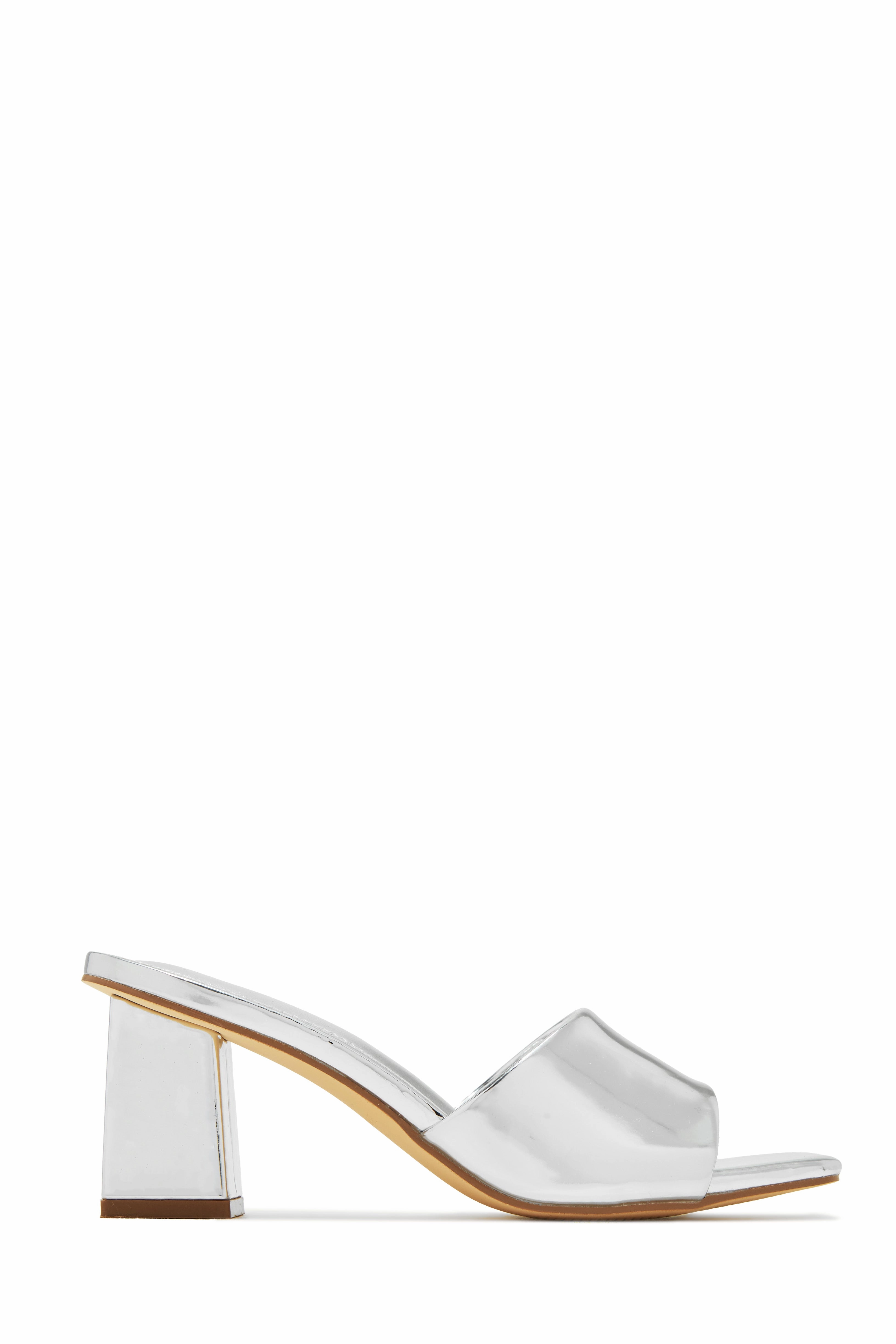 Valentine Block Heel Mules - Green