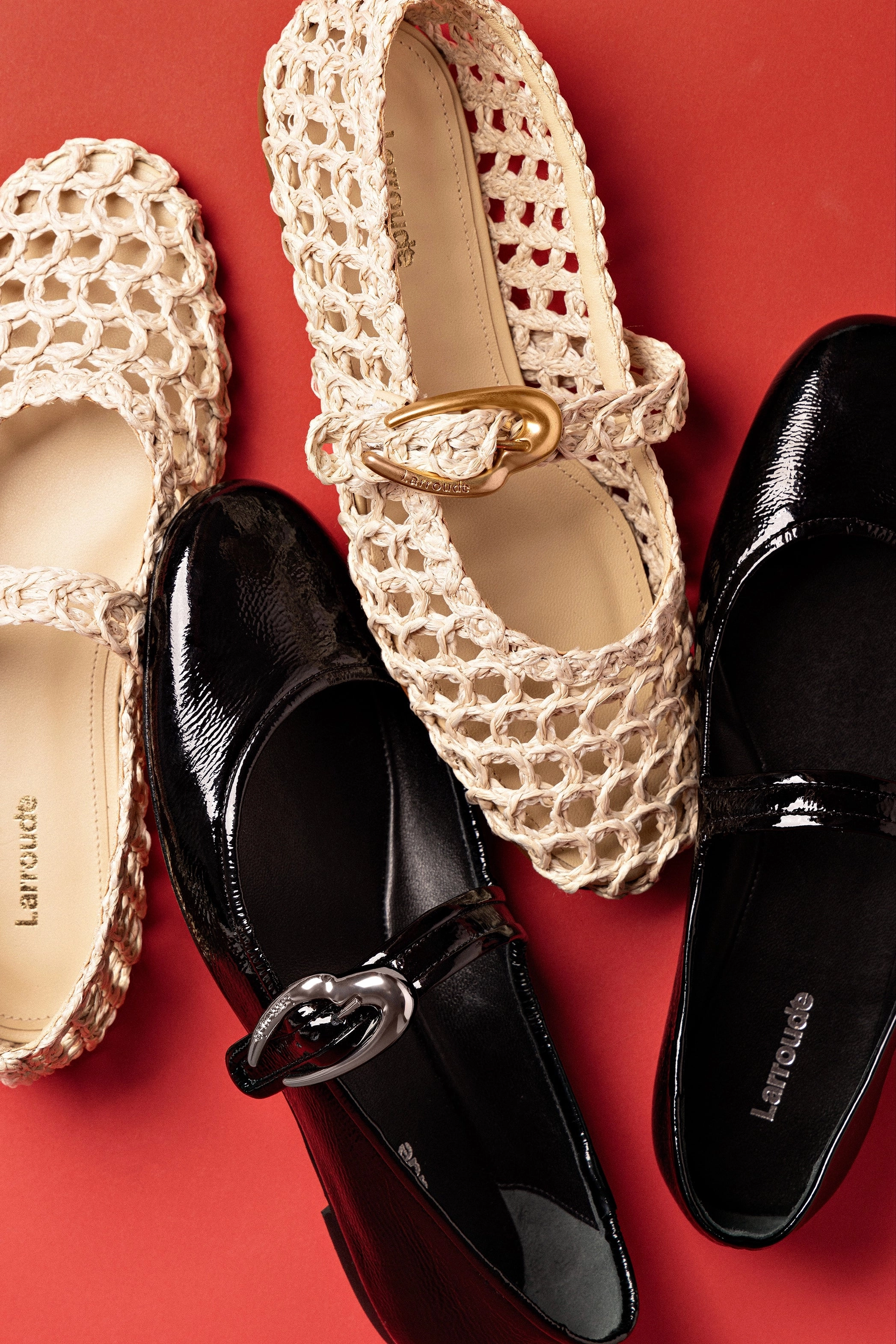 Verona Ballet Flat In Black Patent Leather