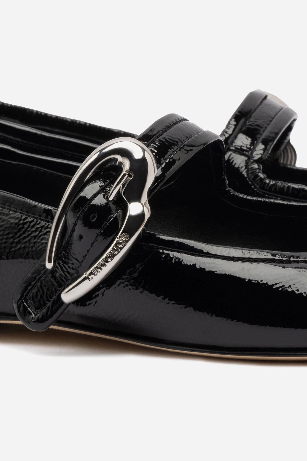 Verona Ballet Flat In Black Patent Leather