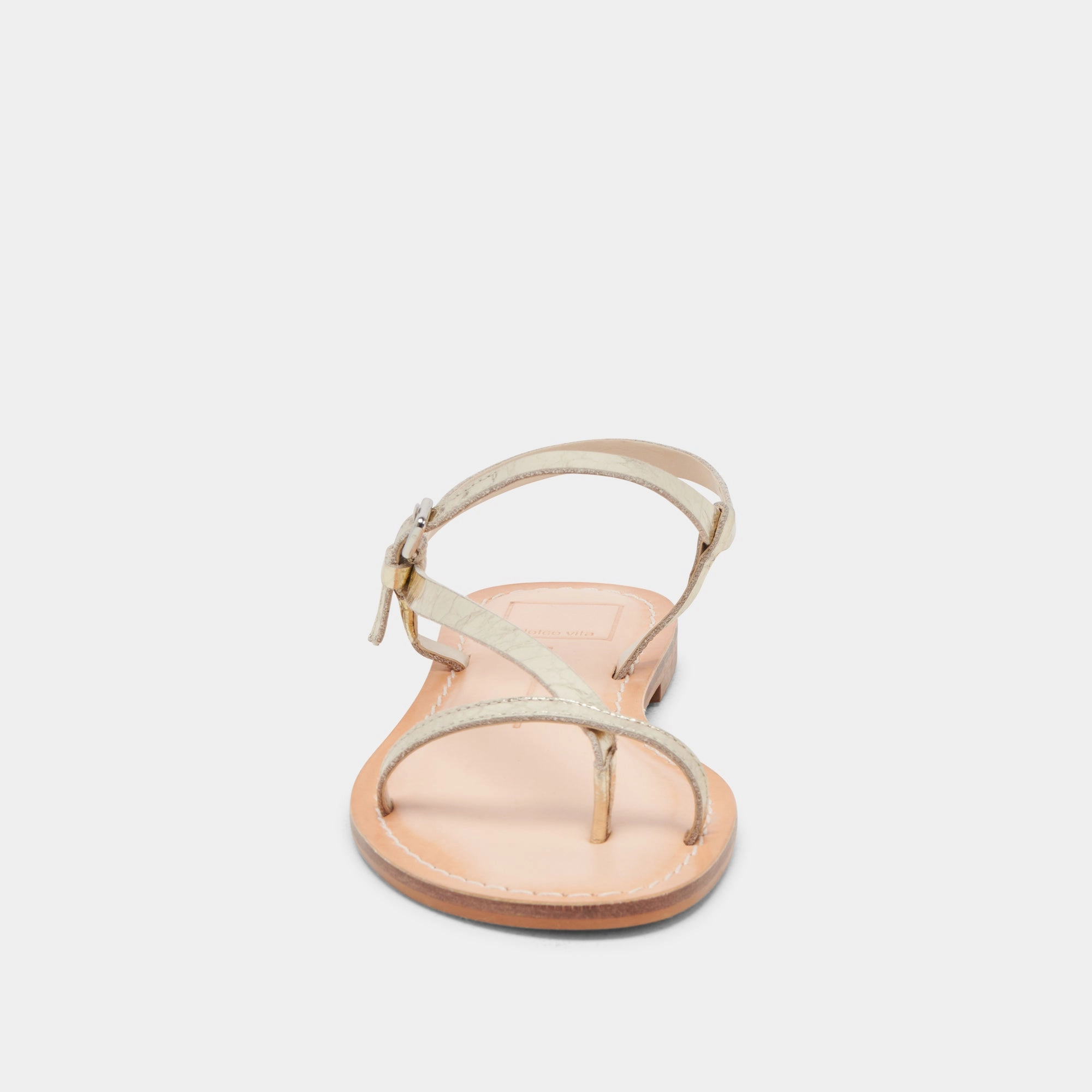 WANDRE SANDALS GOLD DISTRESSED LEATHER