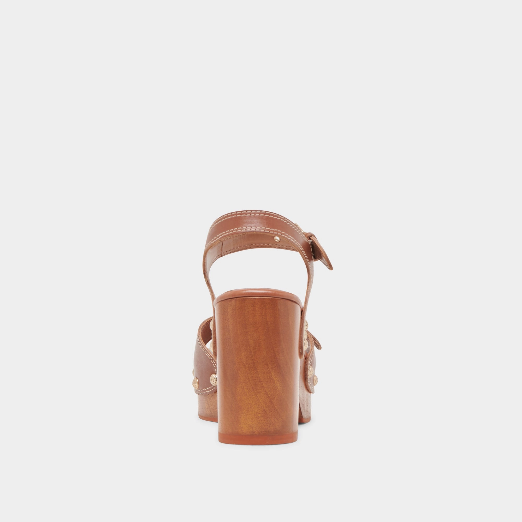 YANDY HEELS COGNAC LEATHER