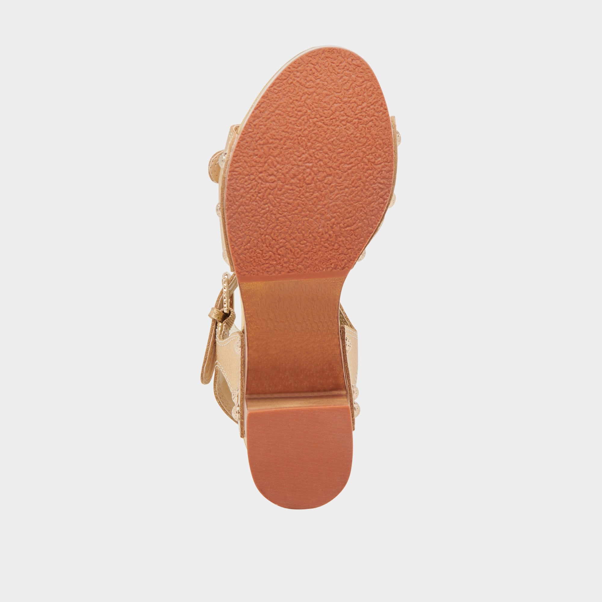 YANDY HEELS GOLD LEATHER