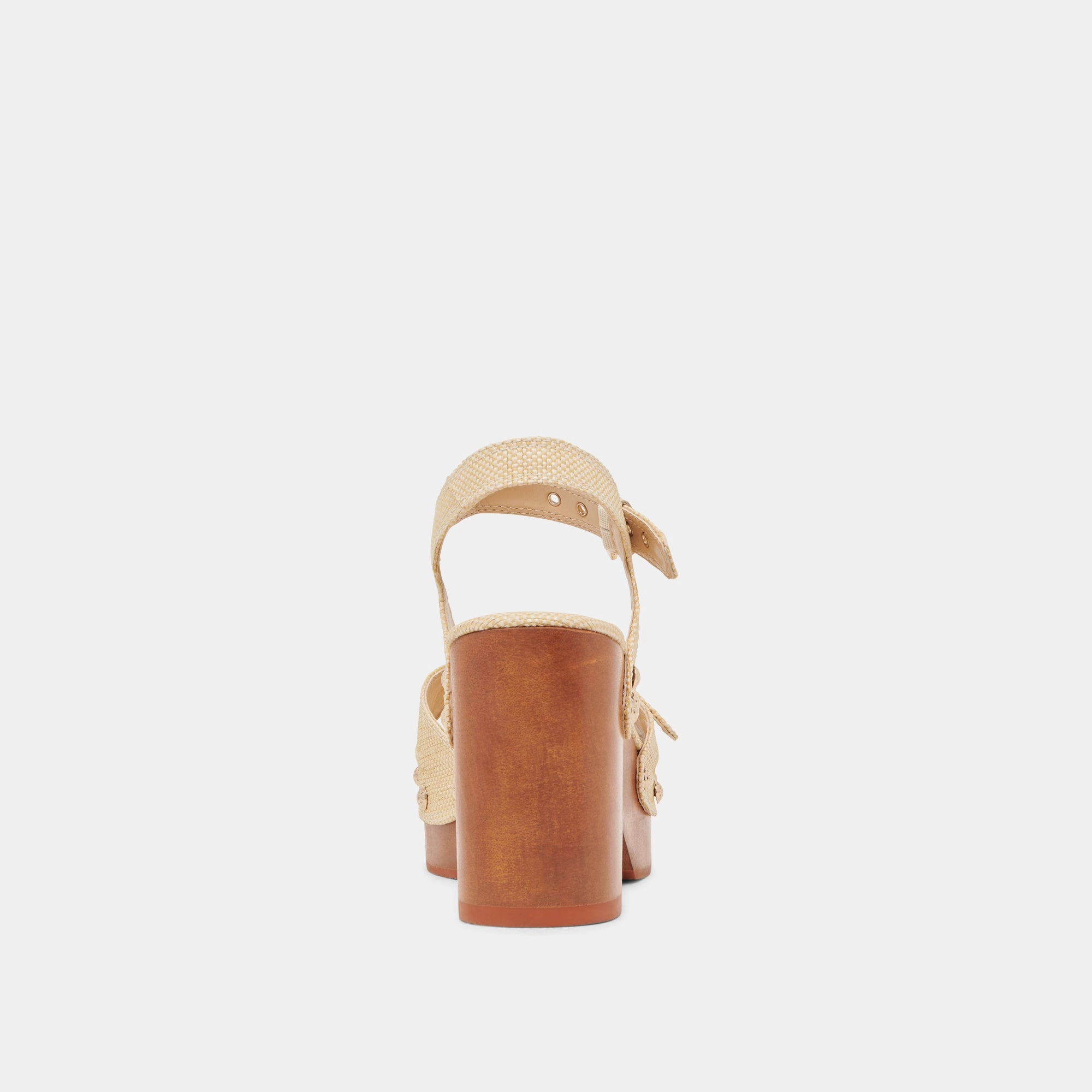 YANDY HEELS LT NATURAL RAFFIA